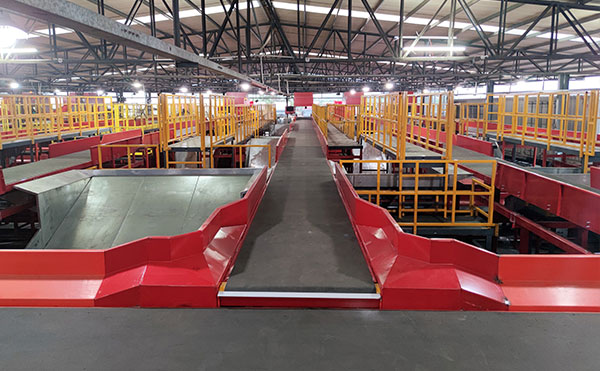 DWS,扫码称重量方一体机,快递包裹分拣机