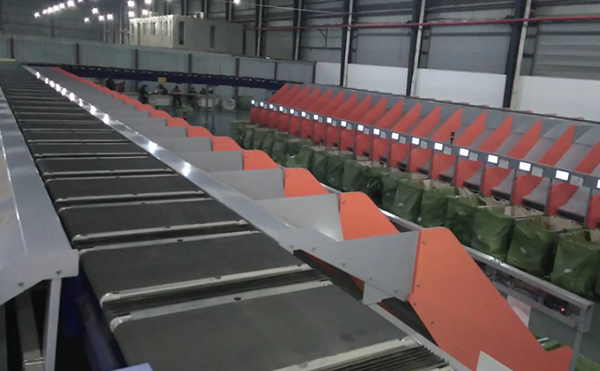 DWS,扫码称重量方一体机,快递包裹分拣机